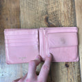 Chanel Pink Leather Bifold Wallet