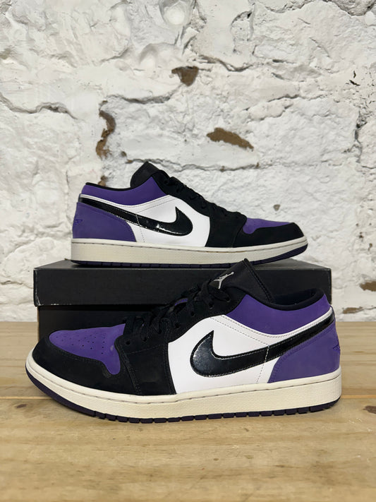 Air Jordan 1 Low Court Purple Sz 13