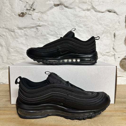 Nike Air Max 97 Triple Black Sz 5 (6.5W)
