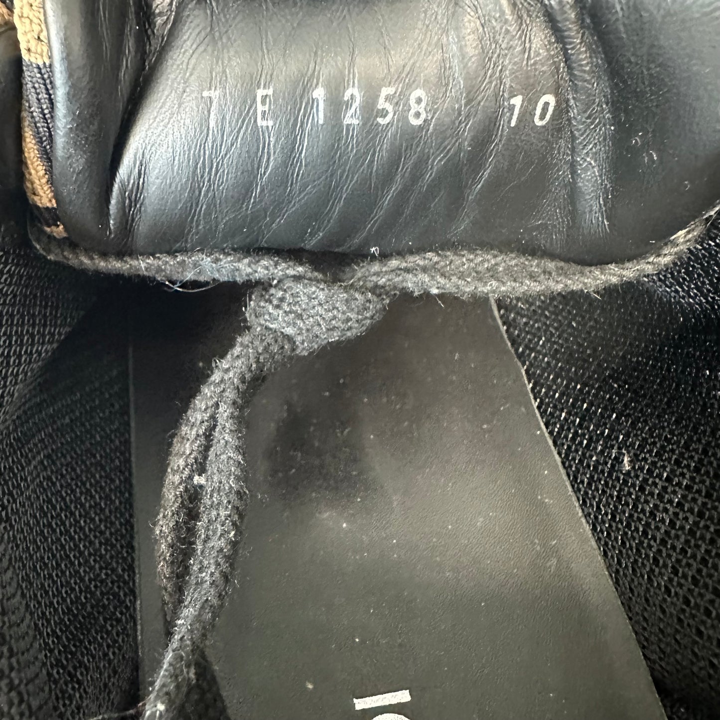 Fendi Forever Black Brown Monogram Sneaker Sz 10
