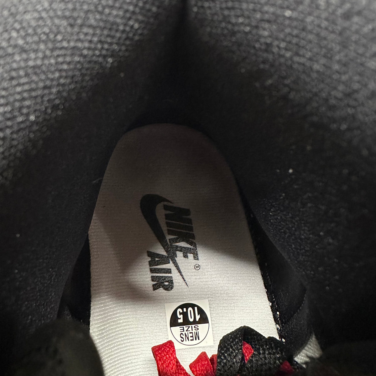 Air Jordan 1 High Black Toe Reimagined Sz 10.5 DS