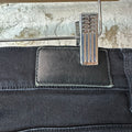 Amiri SIlver Bones Black Denim Jeans Sz 32