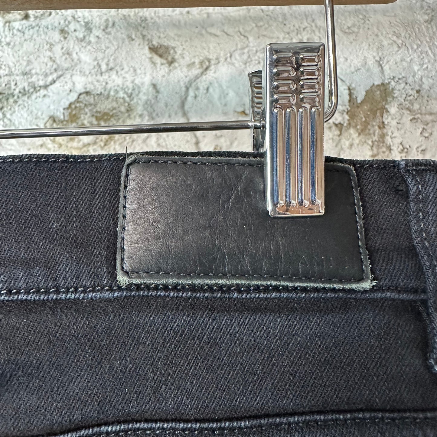Amiri SIlver Bones Black Denim Jeans Sz 32