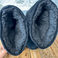 Balenciaga Alaska Fur High Suede Black Boot Sz 7 (40)