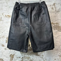 Matiere De Desirs Black Waxed Shorts Sz L