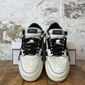 Amiri Black Skeleton White Cream Sneaker Sz 6.5 (39)