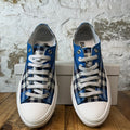 Burberry Jack Blue Plaid White Sneaker Sz 10.5 (43.5)