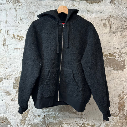 Supreme Inside Out Zip Up Hoodie Black Sz M