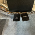 Amiri MX1 Crystal Patch Blue Denim Jeans Sz 34