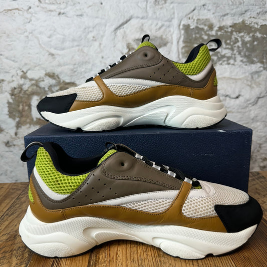 Dior B22 Brown White Khaki Sneaker Sz 12 (45)