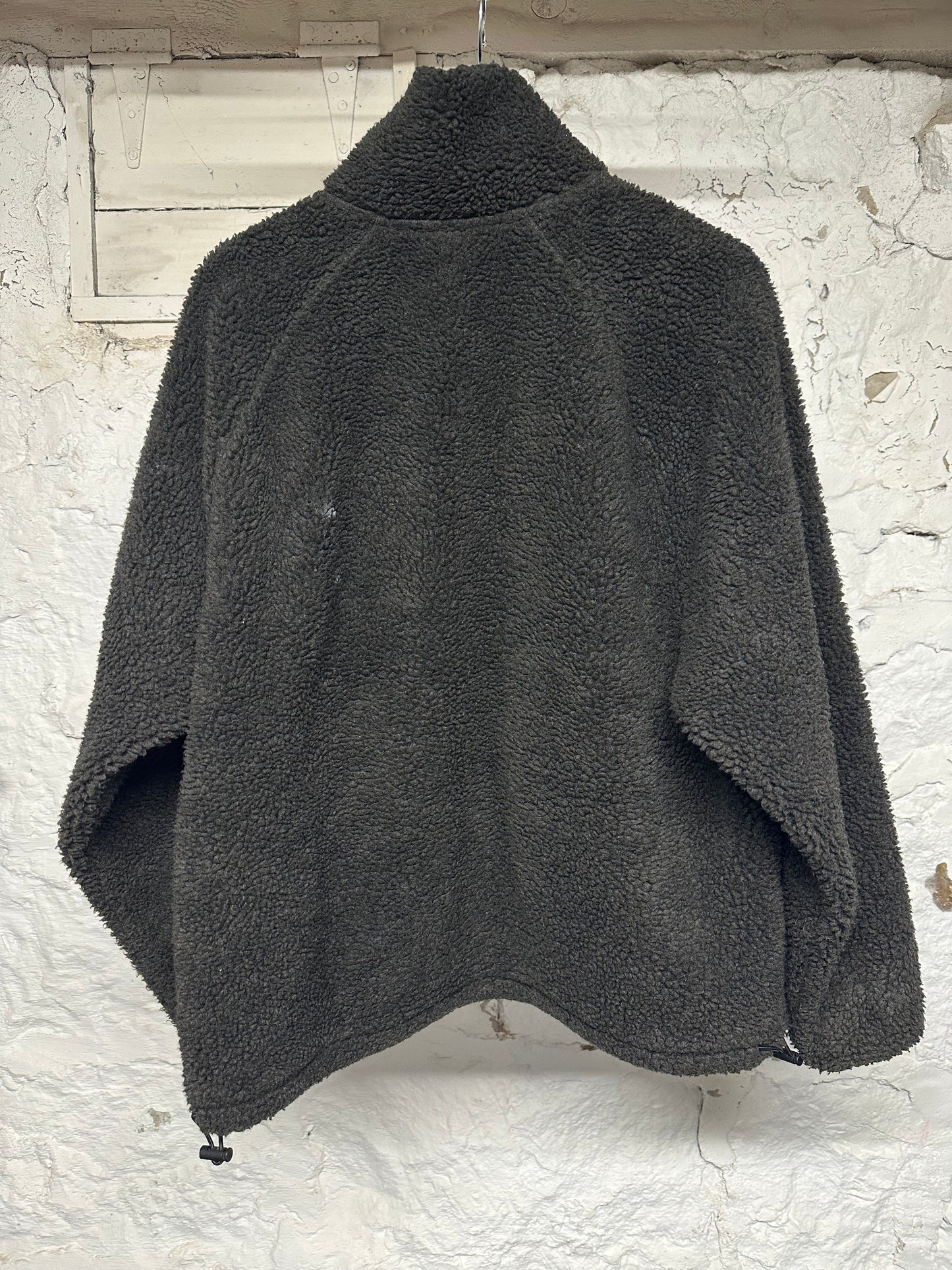 Fear of God Essentials Black Fleece Zip Up Jacket Sz S