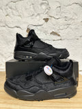 Air Jordan 4 Golf Black Cat Pony Hair Sz 12