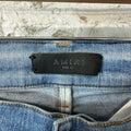 Amiri MX1 Sky Blue Cream Blue Denim Jeans Sz 29