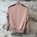 Palm Angels Rust Pink Purple Track Jacket Sz XXS