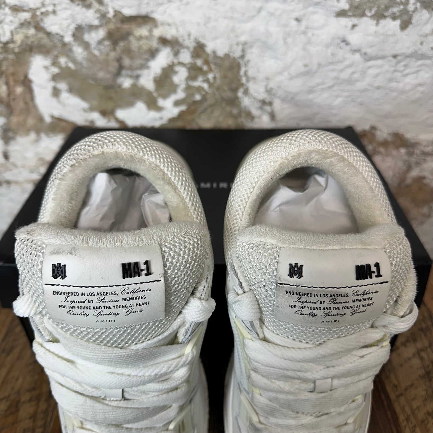 Amiri MA-1 Triple White Sneaker Sz 11 (44)