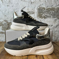 Alexander McQueen Navy Grey White Oversized Runner Sneaker Sz 9 (42)