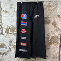 Bottega Desires Logos Black Sweatpants Sz L