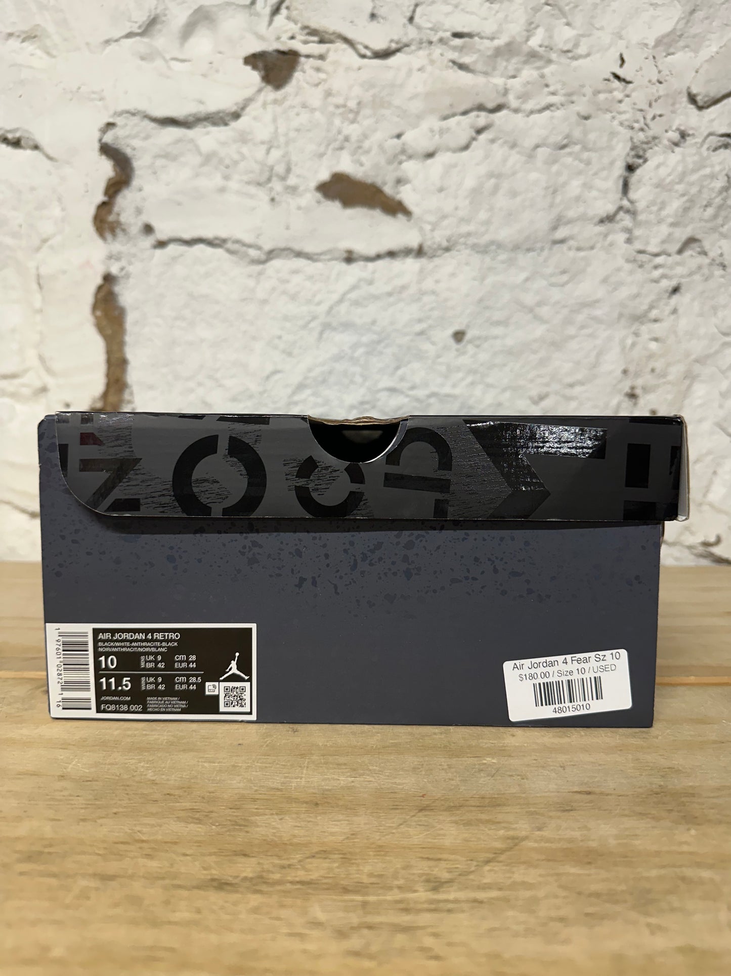 Air Jordan 4 Fear Sz 10