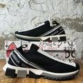 Dolce Gabbana Black White Sorrento Sneaker Sz 10 (43)