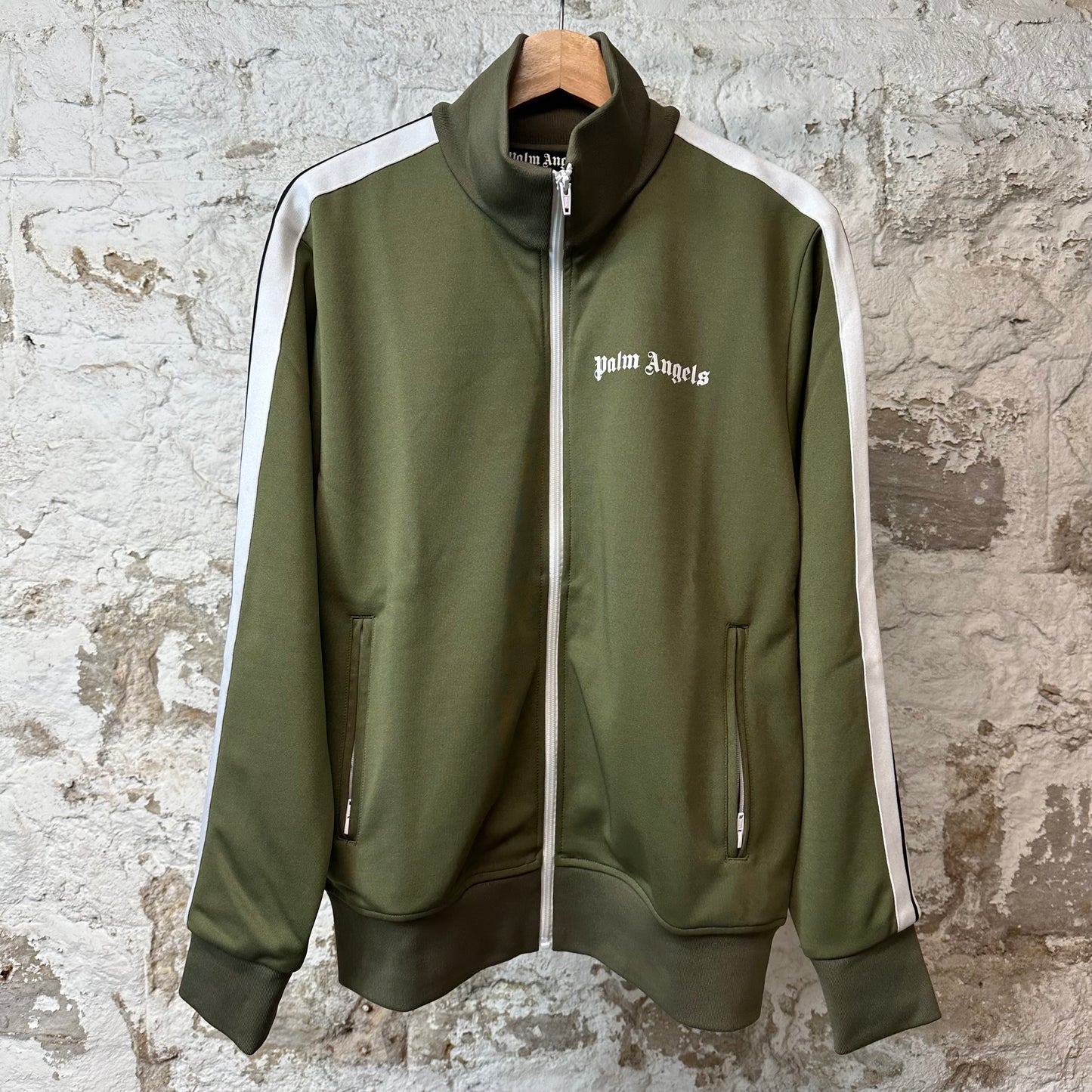 Palm Angels Olive Green Track Jacket Sz L