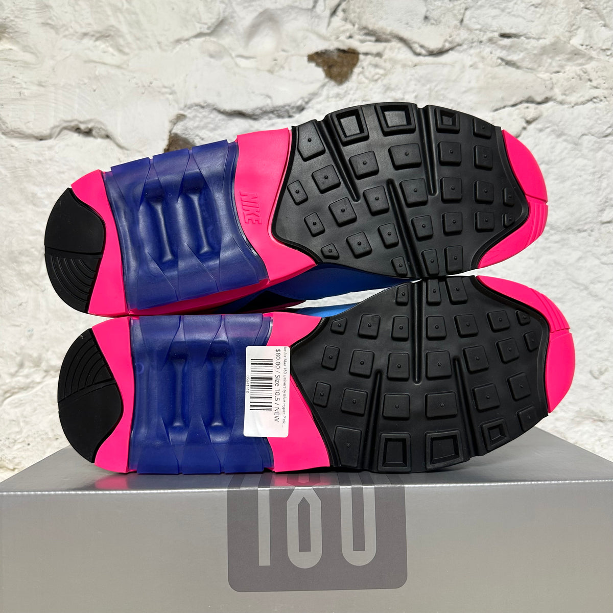 Nike Air Max 180 University Blue Hyper Pink Sz 10.5 DS