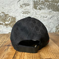 Gucci Black GG Monogram Hat Sz M