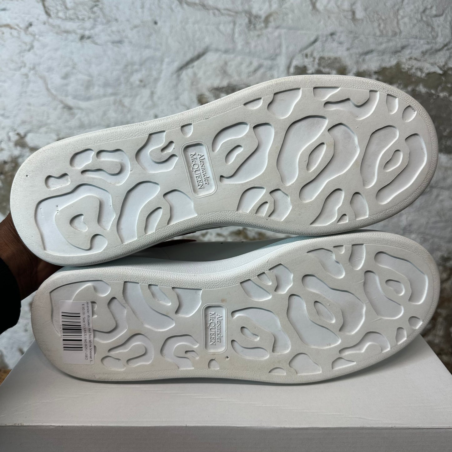 Alexander McQueen Red Tab White Sneaker Sz 11.5 (44.5)