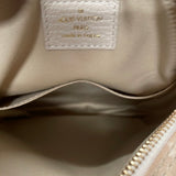 LV White Lin Monogram Danube Sidebag