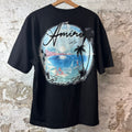 Amiri Paradise Black T-Shirt Sz S