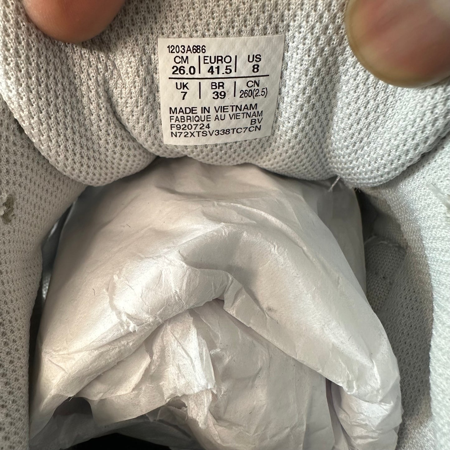 Asics GEL1130 Glacier Grey Sz 8