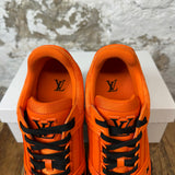 Louis Vuitton Orange Black Trainer Sz 11 (9.5LV) No Box