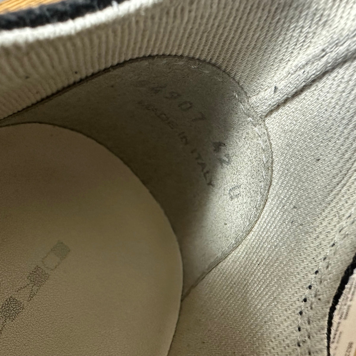 Rick Owens Jumbo Lace Black Milk Sneaker Sz 9 (42)
