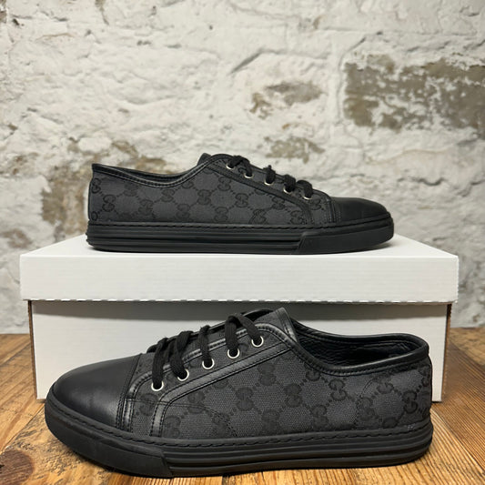 Gucci Black GG Monogram Sneaker Sz 6.5
