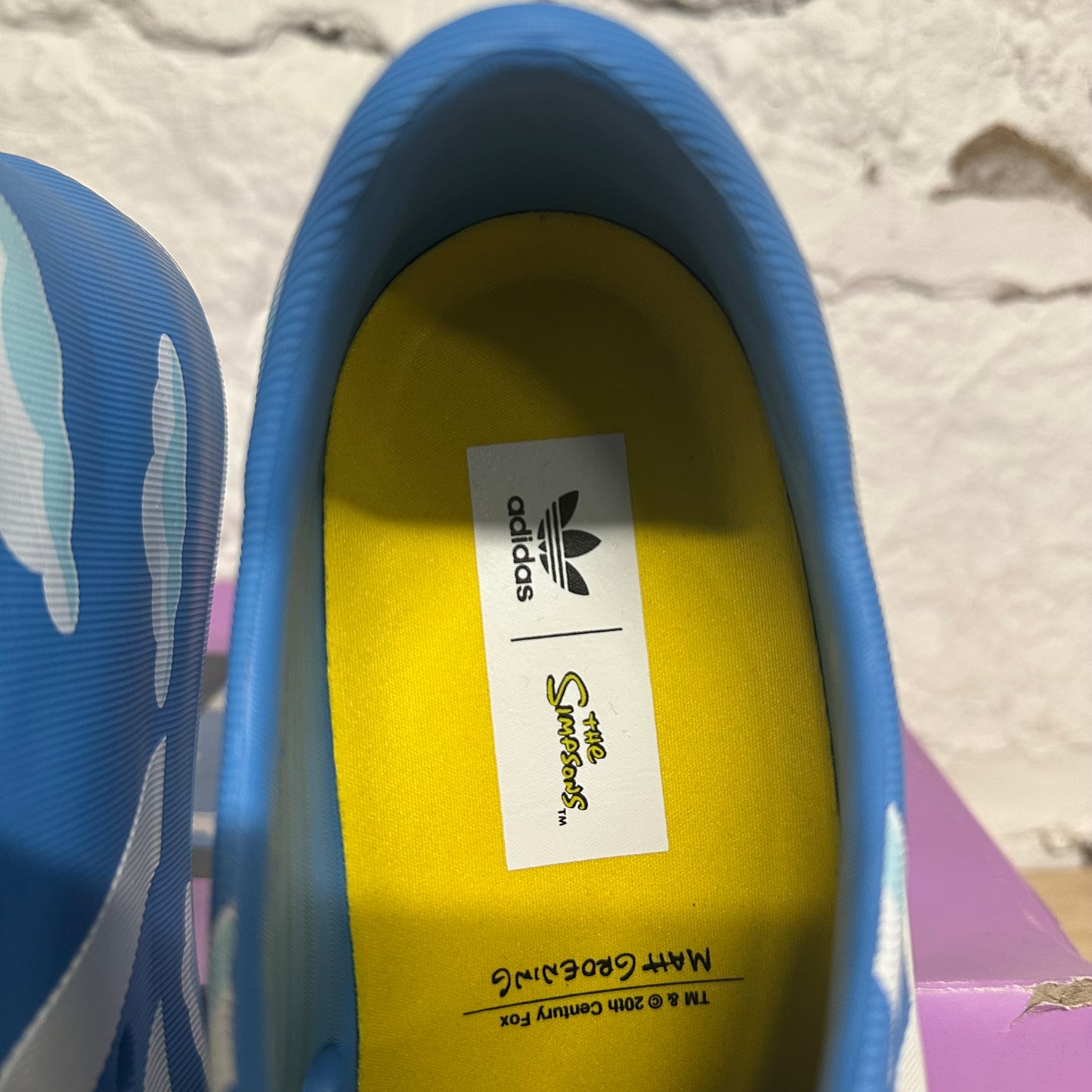 Adidas Adifom Superstar The Simpsons Clouds Sz 10