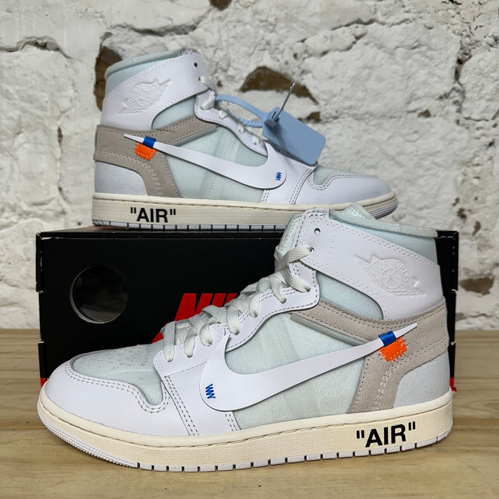 Air Jordan 1 High Virgil Abloh Archive Alaska Sz 10