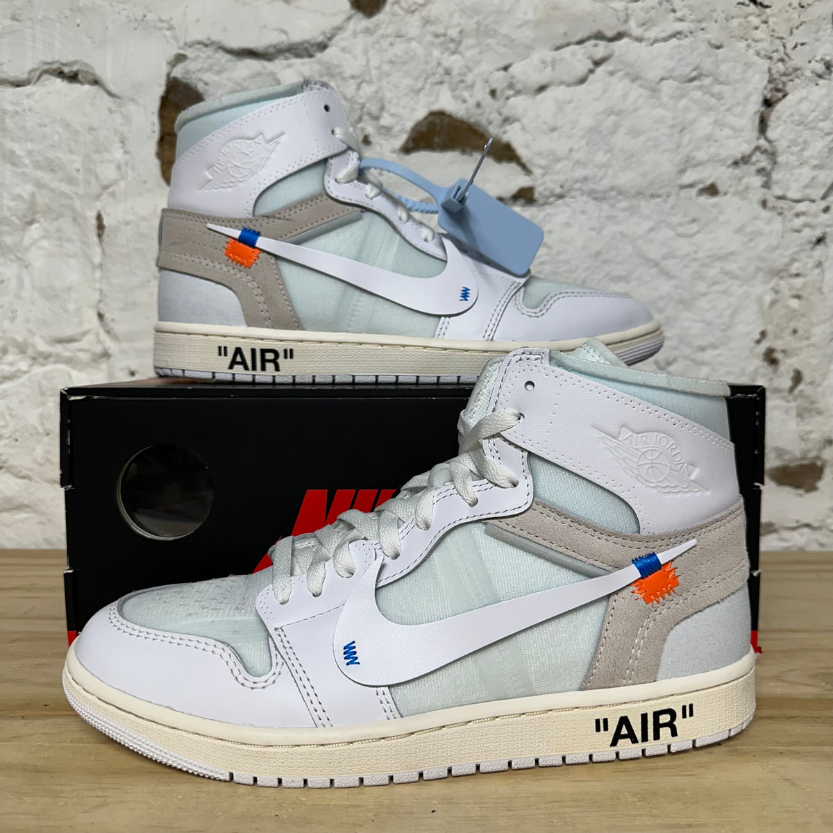 Air Jordan 1 High Virgil Abloh Archive Alaska Sz 10
