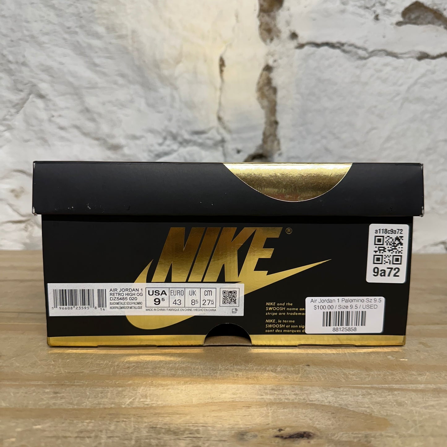 Air Jordan 1 High Palomino Sz 9.5
