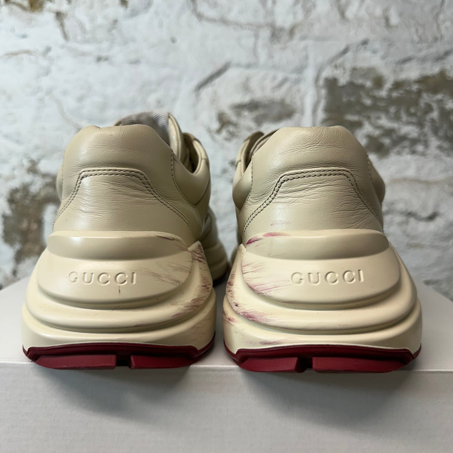 Gucci Rhyton Doraemon Cream Sneaker Sz 7.5