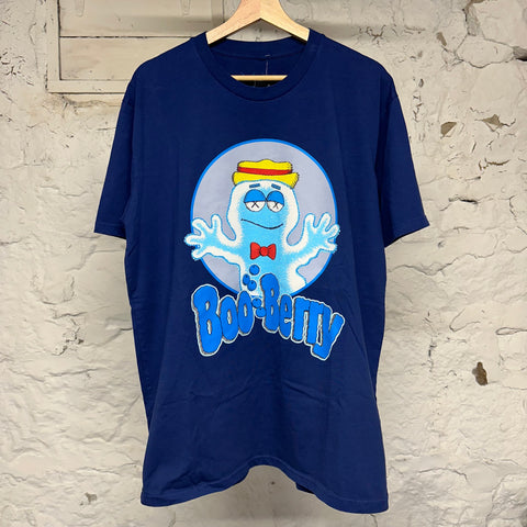 Kaws Boo Berry Navy T-Shirt Sz XL