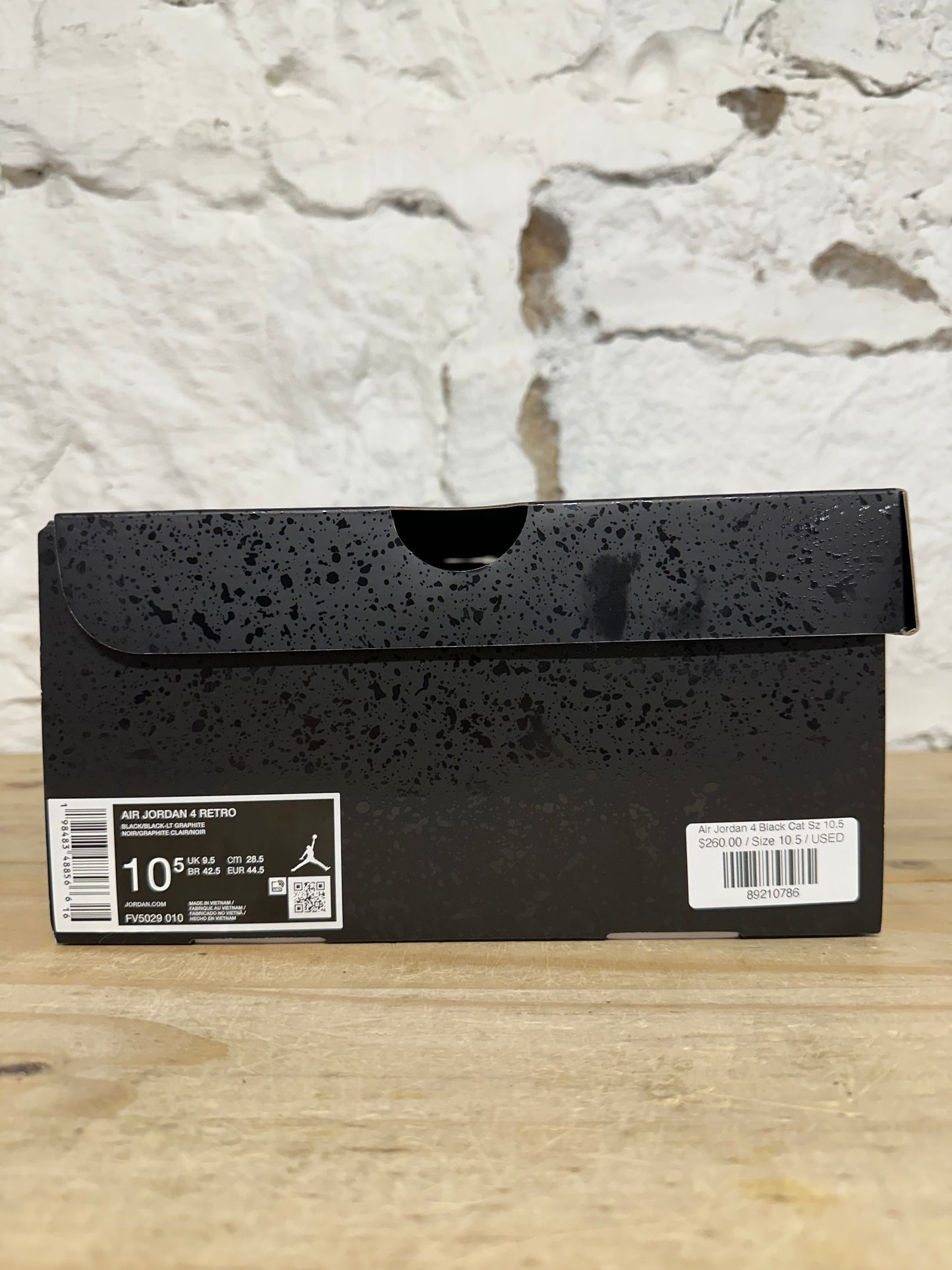 Air Jordan 4 Black Cat Sz 10.5