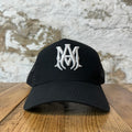 Amiri White AM Black Trucker Hat
