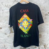 Casabanca Plane Bird T-shirt Black Sz M DS