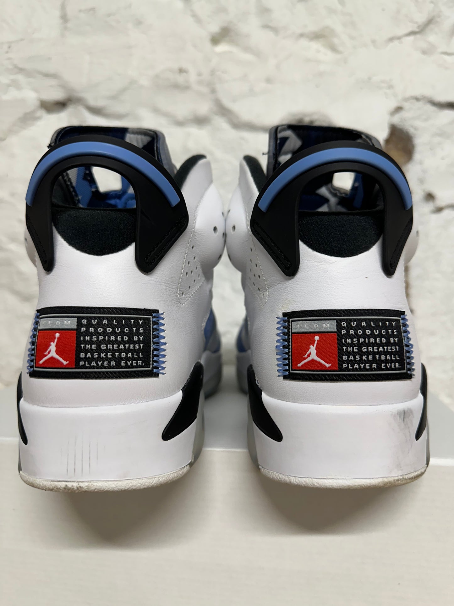 Air Jordan 6 UNC White Sz 9.5
