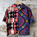 Prada Double Match Floral Button Up Shirt Sz M