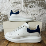 Alexander Mcqueen Blue Tab White Sneaker Sz 7 (40)