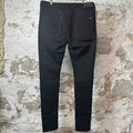 Amiri Plain Black Denim Jeans Sz 36