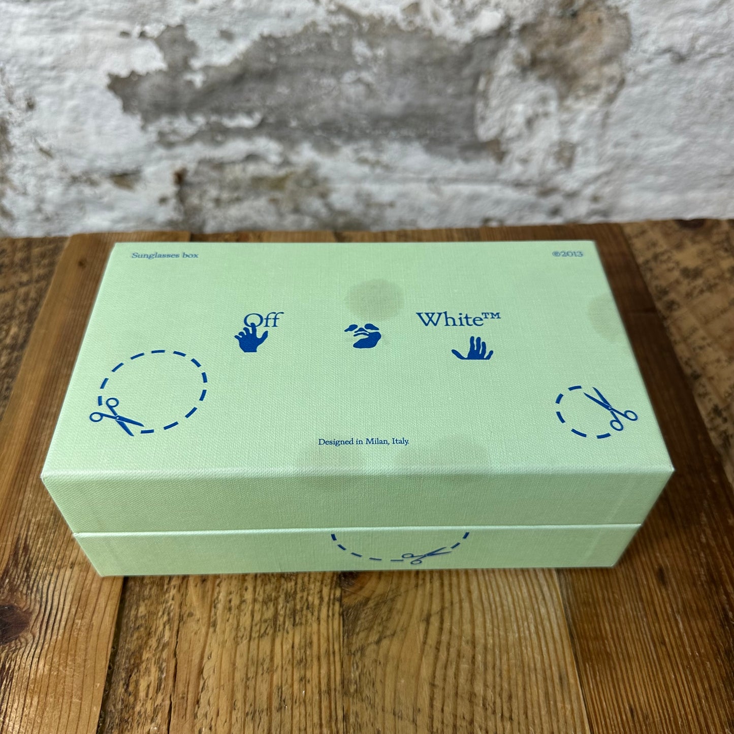 Off White Artemisia Black Yellow Sunglasses W/ Box