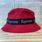 Supreme Red Bucket Hat