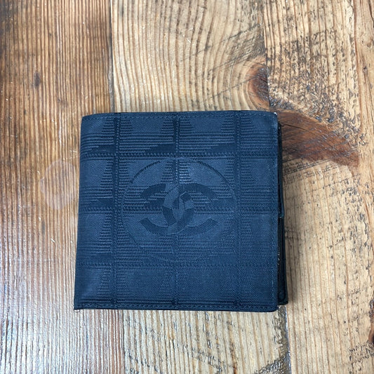 Chanel Travel Line Black Bifold Wallet