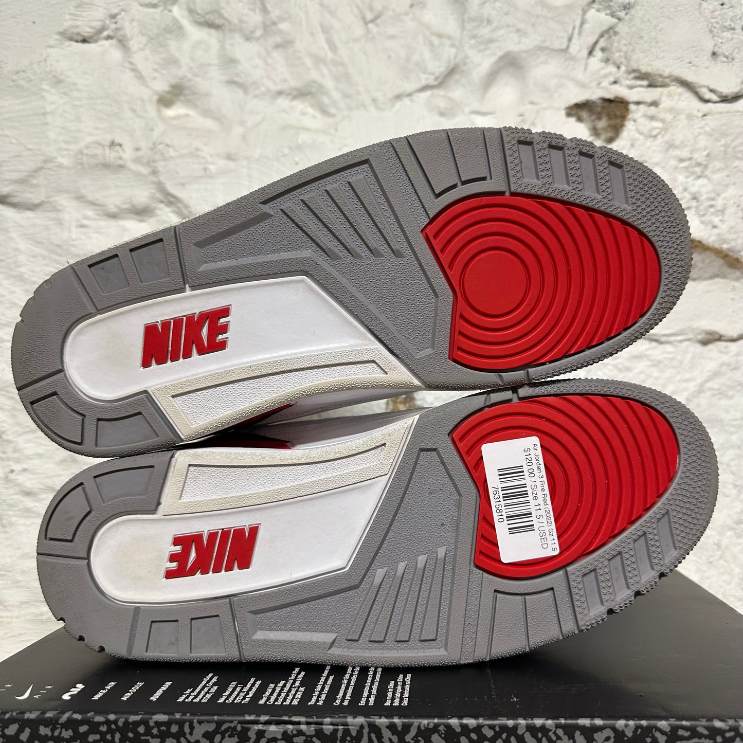 Air Jordan 3 Fire Red (2022) Sz 11.5